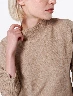 Sweater Cuello Medio Café Medio Mujer – Abrigo chic para clima fresco