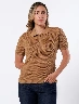 Camiseta Tejida Polo Café Mujer – Estilo clásico con aire moderno