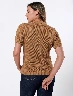 Camiseta Tejida Polo Café Mujer – Estilo clásico con aire moderno