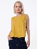 Top con Botones Mostaza Mujer – Toque moderno y femenino actual