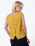 Top con Botones Mostaza Mujer – Toque moderno y femenino actual
