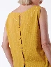 Top con Botones Mostaza Mujer – Toque moderno y femenino actual
