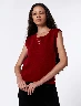 Top Tejido Rojo Mujer – Ajuste moderno que realza tu estilo