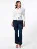 Jean Flare Azul Oscuro Mujer – Silueta moderna con estilo retro