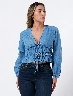 Blusa Tencel Celeste Mujer – Diseño fresco y elegante diario