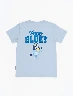 Camiseta Team Bluey Celeste Niño – Diseño divertido para pequeños fans
