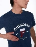 Camiseta Outsiders Azul Hombre – Diseño casual con aire juvenil