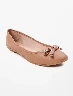 Zapato Caña Baja Lazo Nude Mujer – Toque delicado y moderno