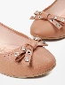 Zapato Caña Baja Lazo Nude Mujer – Toque delicado y moderno