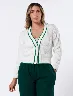 Sweater Botones Crudo Mujer – Diseño acogedor con detalle elegante