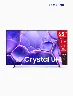 Televisor Smart 70" Crystal 4K Negro Unisex – Pantalla gigante para entretenimiento total