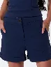 Short Llano Azul Marino Mujer – Comodidad fresca para días cálidos