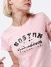Camiseta Boston Rosa Mujer – Estilo fresco para el día