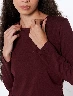 Buzo Encarrujado Vino Mujer – Diseño moderno que resalta tu estilo