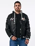 Chaqueta Reversible Parches Negro Hombre – Dos estilos en una sola prenda