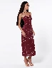 Vestido Lunares Vino Mujer – Estilo femenino con toque vintage