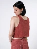 Top con Amarre Mauve Mujer – Detalle ajustable para un estilo femenino