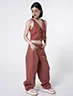 Pantalón Casual Balloon Mauve Mujer – Silueta moderna para looks relajados