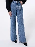 Jean Wide Leg con Cinturón Azul Claro Mujer – Estilo actual con ajuste definido