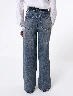 Pantalón Jean Wide Leg Azul Medio Mujer – Elegancia casual con silueta amplia