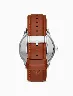 Reloj 48MM Flynn Cuero Marrón Fossil Hombre – Estilo audaz para hombres seguros
