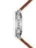 Reloj 48MM Flynn Cuero Marrón Fossil Hombre – Estilo audaz para hombres seguros