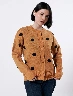 Cardigan Círculos Café Mujer – Diseño original para lucir diferente