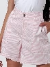 Bermuda Rayas Rosa Mujer – Estilo fresco con rayas juveniles