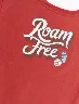 Camiseta Roam Free Terracota Niño – Estilo aventurero casual