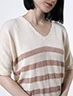 Sweater a Rayas Unicolor Mujer – Diseño atemporal para tu armario