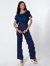 Pantalón Llano Azul Mujer – Prenda versátil para múltiples estilos