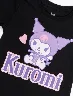 Camiseta Kuromi Negro Niña – Look moderno con diseño encantador