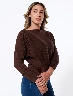 Sweater Llano Café Mujer – Prenda cálida con estilo sencillo