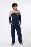 Pijama Buzo + Pantalón Azul Hombre – Abrigo cómodo para dormir