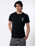 Camiseta Never Stop Negro Hombre – Actitud dinámica para diario