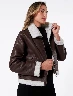 Chompa con Cremallera Chocolate Mujer – Estilo casual con cierre práctico