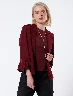 Blazer Llano Vino Mujer – Elegancia moderna y sofisticada