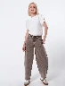 Pantalón Balloon Gris Mujer – Silueta cómoda con estilo urbano