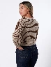Cardigan Líneas Manteca Mujer – Estilo suave y elegante casual