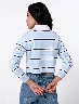Buzo a Rayas Celeste Mujer – Rayas frescas para un look moderno