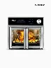 Freidora de Aire y Parrilla Silver Superchef HOGAR – Cocina saludable rápida y versátil