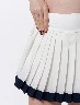 Falda Short Plizada Blanco Mujer – Diseño femenino y versátil