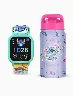 Combo Smartwatch Stitch Disney Artic Blue + Termo Lilac Stitch | Cubitt Jr. – Accesorio infantil con diseño Disney