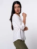 Blusa Holgada Blanco Mujer – Comodidad amplia con estilo sofisticado