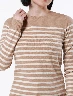 Sweater a Rayas Arena MARIA – Diseño suave con estilo elegante