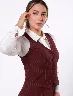 Chaleco a Rayas Vino Mujer – Capa ligera para looks modernos