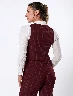 Chaleco a Rayas Vino Mujer – Capa ligera para looks modernos