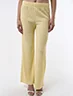 Conjunto Camiseta + Pantalón Acanalado Amarillo Mujer – Look fresco y femenino para destacar
