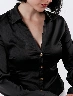 Blusa Llana Negro Mujer – Estilo básico elegante para uso diario versátil