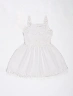 Vestido Lazo Crudo Niña – Diseño delicado con detalle encantador